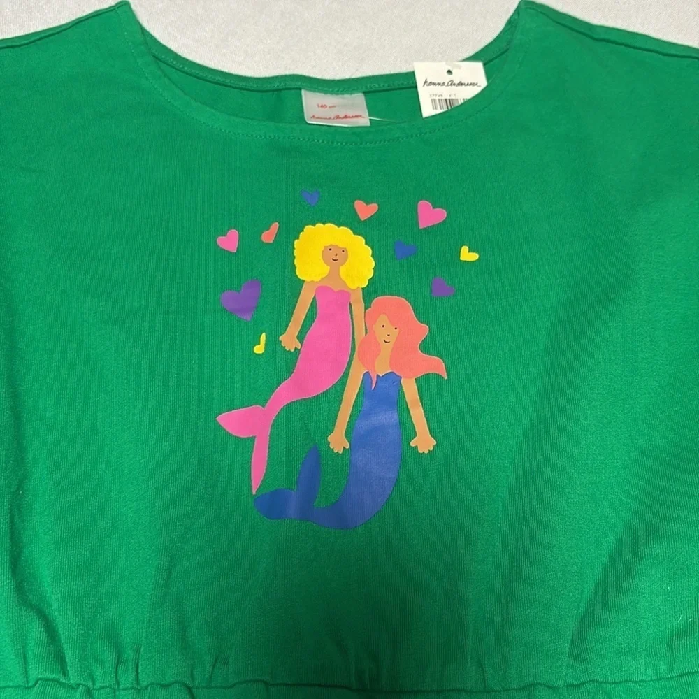 HANNA ANDERSSON Girls Dress, NWT . Size 140/ US 10.